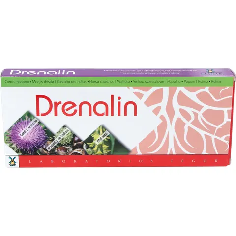 Tegor Drenalin 10 Viales – imagen 2