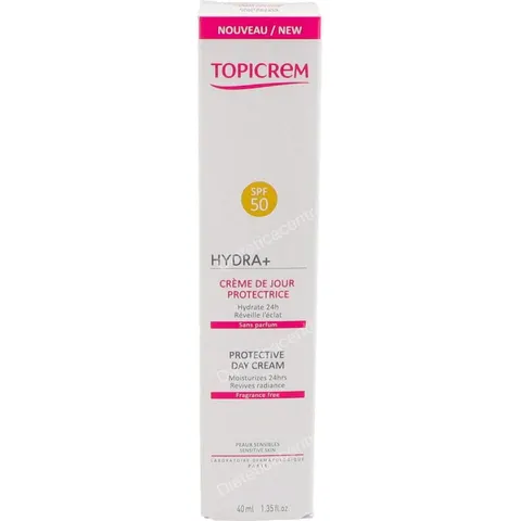 Topicrem HYDRA+ crema día protectora SPF50 40 ml – imagen 4