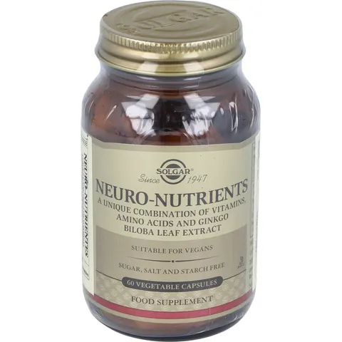 Solgar Neuro Nutrientes 60 cápsulas – imagen 2