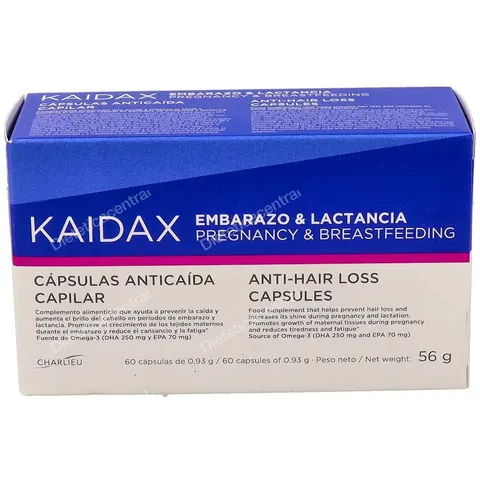 Topicrem Kaidax Cápsulas Embarazo & Lactancia 60 Cápsulas – imagen 3