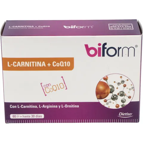BIFORM L-Carnitina + Q10 60caps – imagen 3