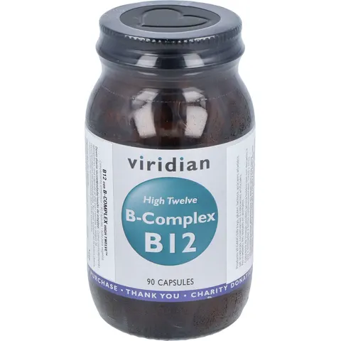 Viridian High Twelve Vitamina B12 B-Complex 90 Cápsulas – imagen 3