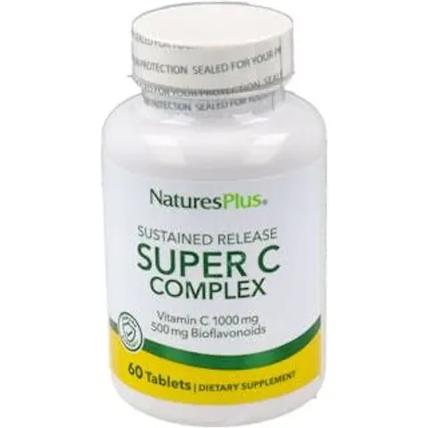 NaturesPlus Super C Complex Bioflavonoides 60 Comprimidos – imagen 2