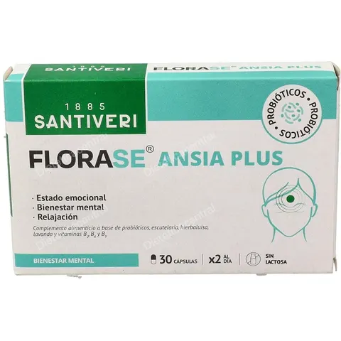 Santiveri Florase Ansia Plus 30 Cápsulas – imagen 2