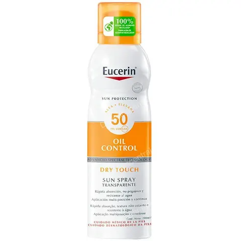Eucerin spray transparente dry touch fps50+ 200ml. – imagen 3