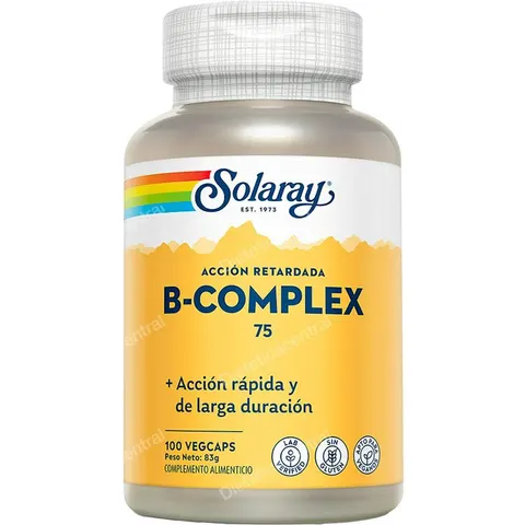 Solaray B-Complex 75 100 VCaps – imagen 2