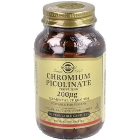 Solgar cromo picolinato 200mcg 90cap. – imagen 3