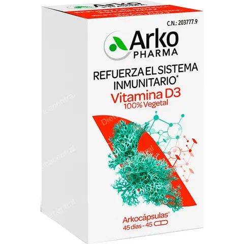 Arkopharma Arkocápsulas Vitamina D3 45 Cápsulas – imagen 2