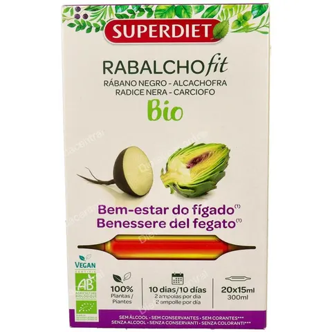 Superdiet Rabalchofit 20 Ampollas – imagen 2