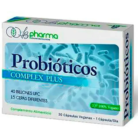 Lb pharma probioticos complex plus 30cap. – imagen 2