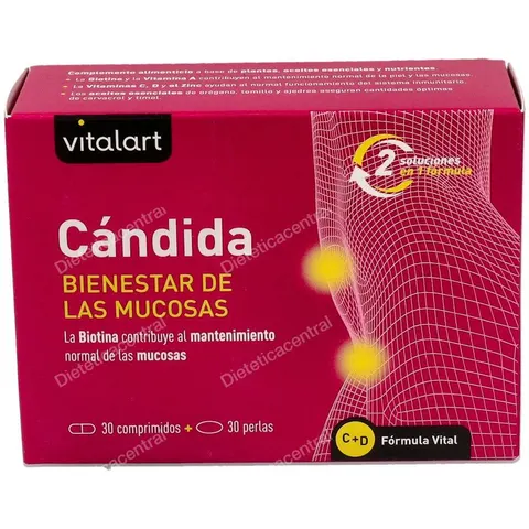 Vitalart candida 30comp+30perlas – imagen 2