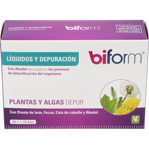 Biform Plantas Y Algas 60 Cápsulas – imagen 3