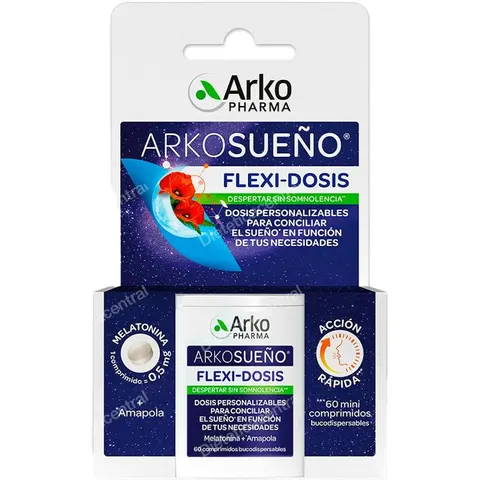 Arkopharma arkosueño flexi-dosis 60 comp sub – imagen 3