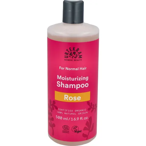 Urtekram Champú Rosas Cabello Normal BIO 500ml – imagen 2
