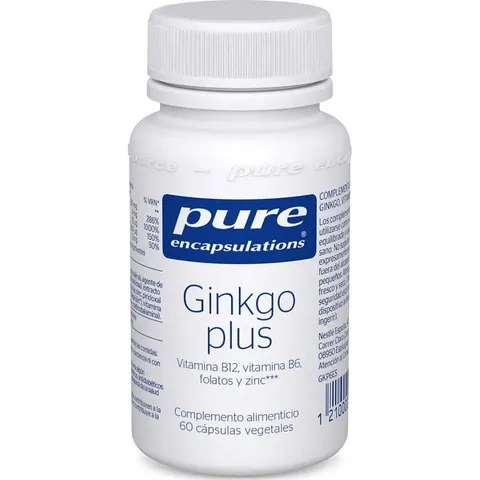 Pure Encapsulations Ginkgo Plus 60 cápsulas – imagen 2