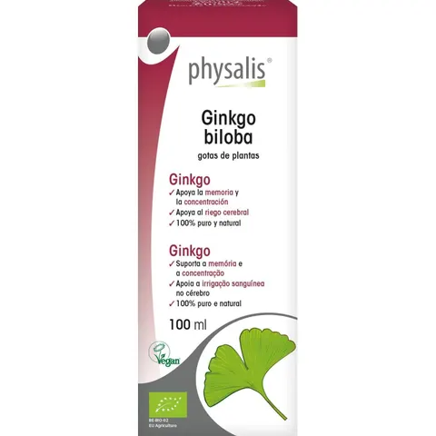 Physalis ext. ginkgo biloba 100ml. bio – imagen 2