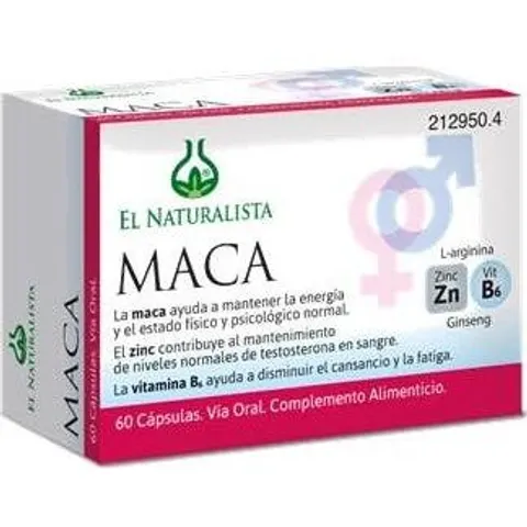 El Naturalista Maca 60 caps – imagen 3