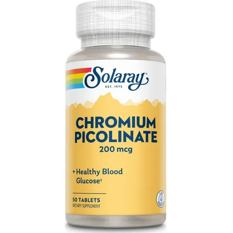 Solaray chromium picolinato 200mcg. 50comp. – imagen 3