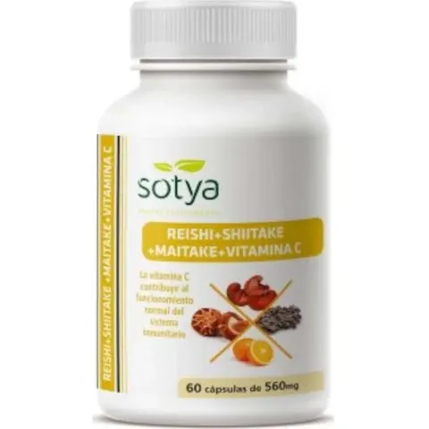 Sotya reishi-maitake-shitake 60cap. – imagen 3