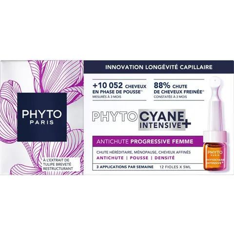 PHYTO cyane Intensive+ Mujer 12 Ampollas – imagen 2