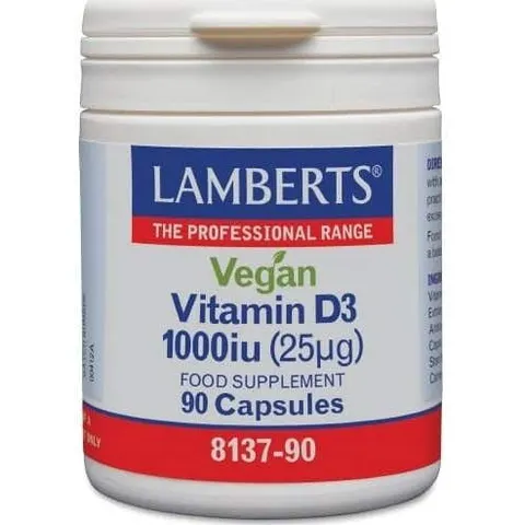 Lamberts VEGAN VITAMINA D3 90 Caps – imagen 3