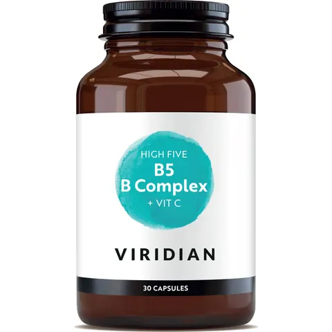 Viridian high five b complex con ascorbato mg 30cap.veg. – imagen 2