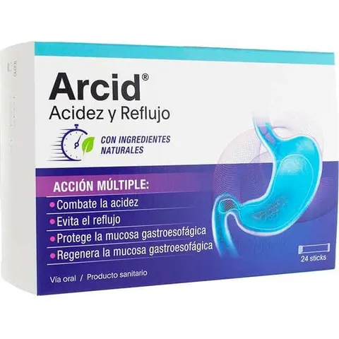 Arcid Acidez y Reflujo 24 sticks – imagen 3