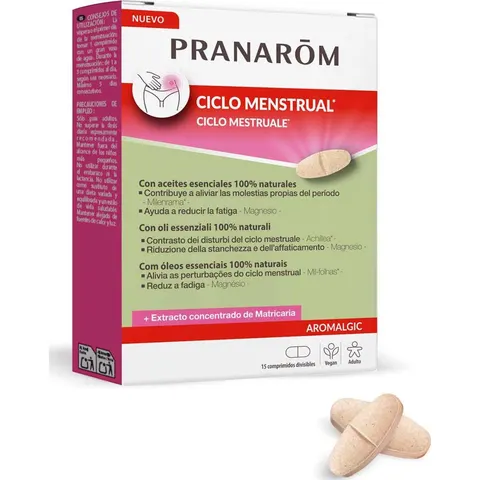 Pranarom Aromalgic Ciclo Menstrual 15 Comprimidos – imagen 2