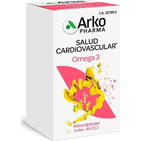 Arkopharma Arkocápsulas Omega 3 50caps – imagen 2
