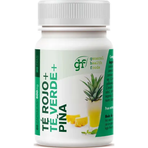Ghf te verde+te rojo+piña 60cap. – imagen 3