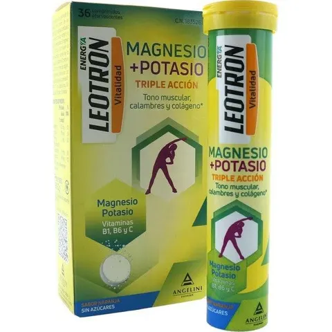 LEOTRON Magnesio + Potasio 36Comp – imagen 2