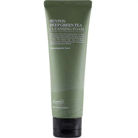 Benton Deep Green Tea cleansing foam 120 gr – imagen 3