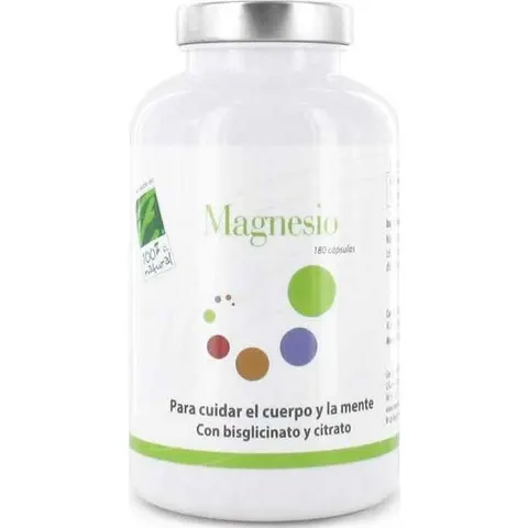 100% Natural Magnesio 180 Cápsulas – imagen 4