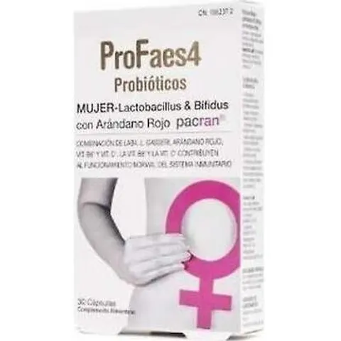 ProFaes4 Probióticos Mujer 30 Cápsulas – imagen 2