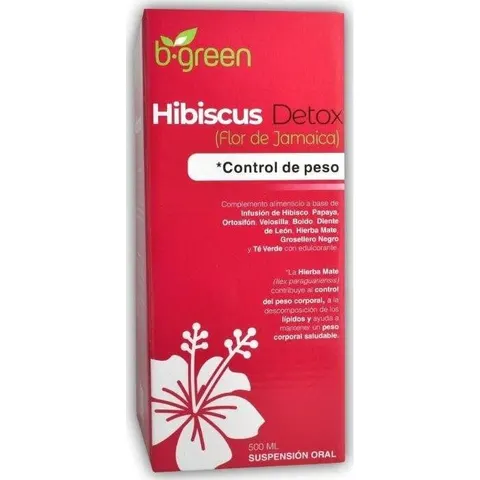 B-GREEN Hibiscus Detox 500ml – imagen 3