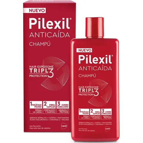 Pilexil Champú Anticaída Triple 275Ml – imagen 2