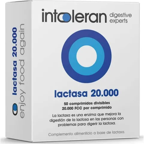Intoleran Lactasa 20,000 50caps – imagen 3
