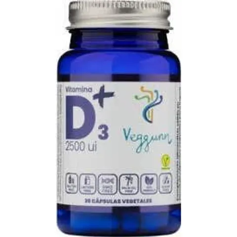 Veggunn vitamina d3+ 2500ui 30cap. – imagen 4