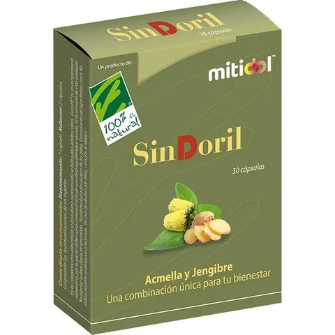 100% Natural SinDoril 30 Cápsulas – imagen 3