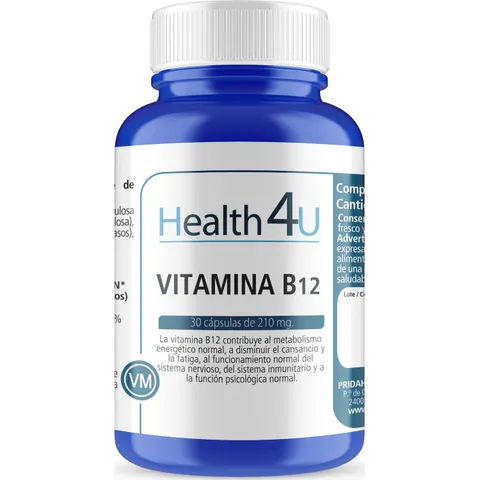 H4U Vitamina B12 30 Cápsulas – imagen 3