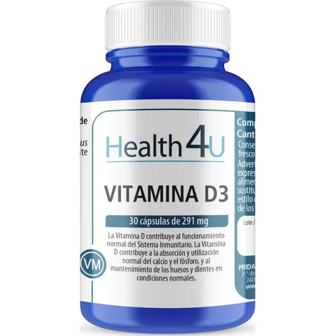 H4U Vitamina D3 30 Cápsulas – imagen 2