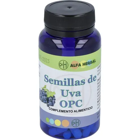 Alfa herbal opc semillas de uva 90cap. – imagen 3