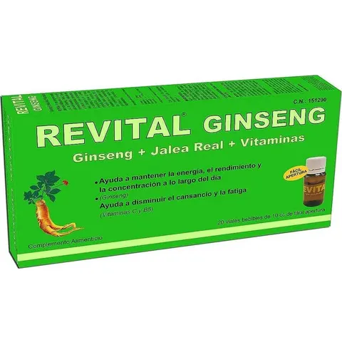 Revital Ginseng 20 viales – imagen 2