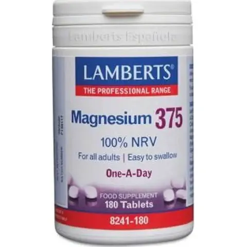 Lamberts Magnesio 375 180comp – imagen 3