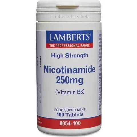 Lamberts nicotinamida 250 mg. 100 comp. – imagen 3