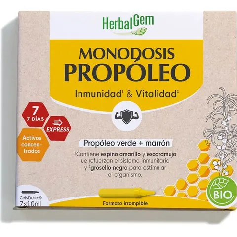 HerbalGem Propóleo Bio 7 Monodosis – imagen 2