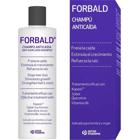 Forbald Champú Anticaída 250ml – imagen 2