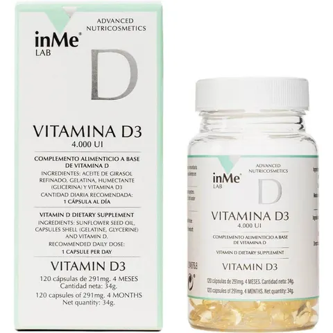 Inme Lab Vitamina D3 120 caps – imagen 2
