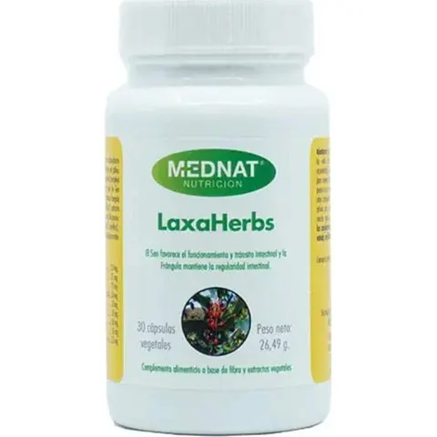 Mednat Nutrición Laxaherbs 30 Cap – imagen 2