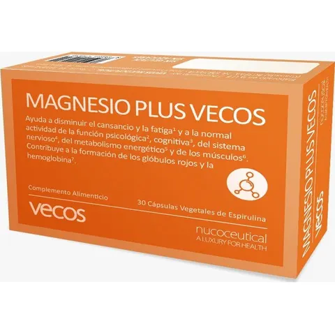 Vecos Nucoceutical Magnesio Plus 30caps – imagen 2
